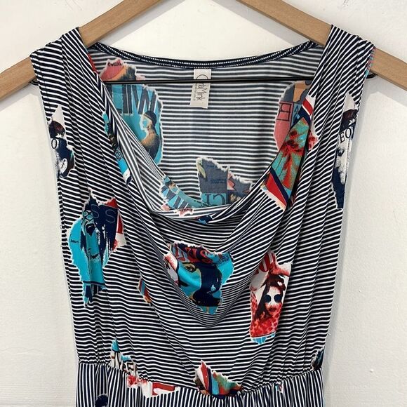 Carla Mink Retro Pop Art Photo Print dress size XS - Picture 4 of 12